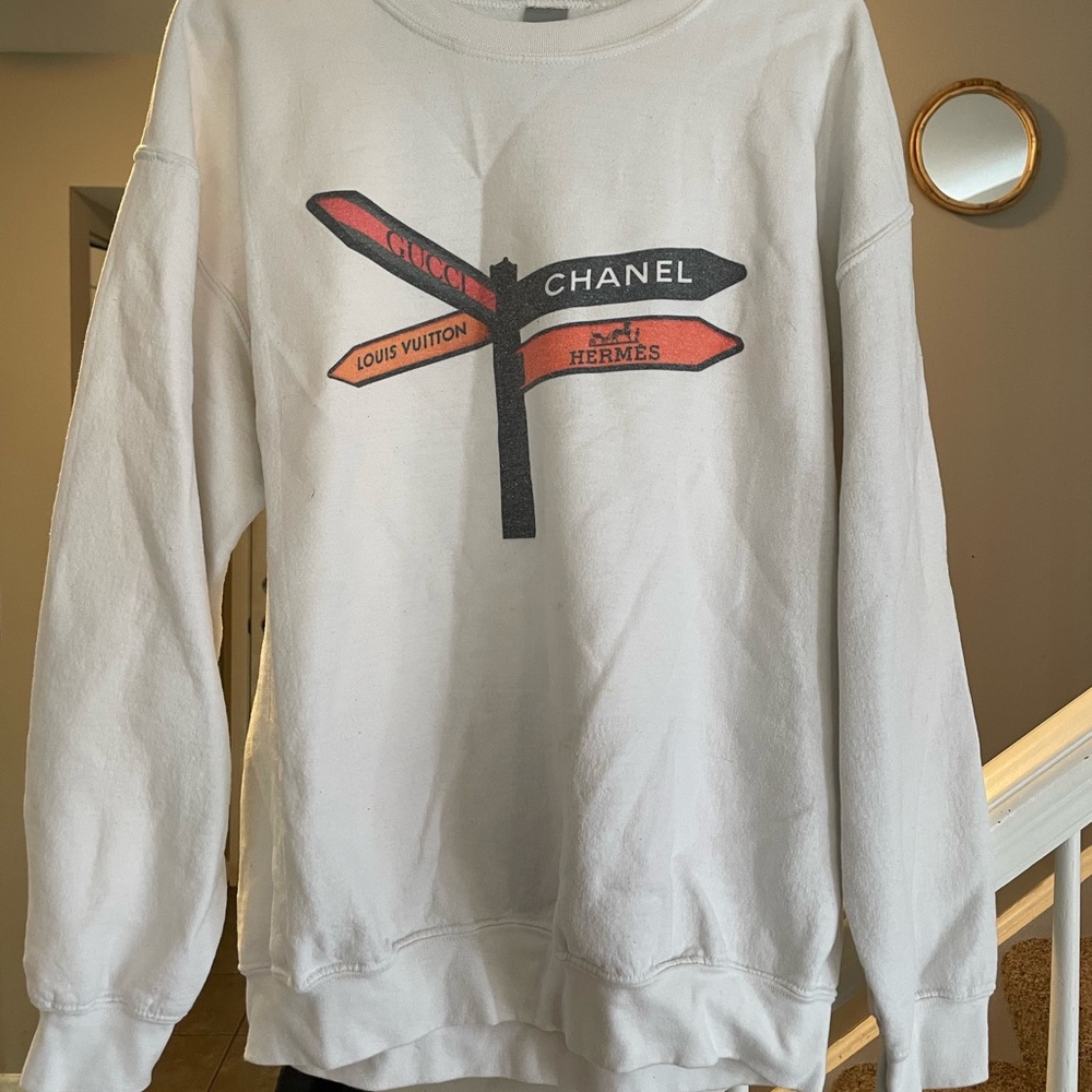 Luxury brand crew neck